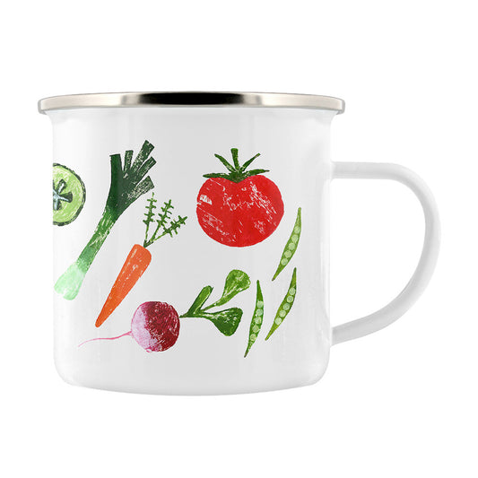 IzziRainey Salad And Veg Enamel Mug