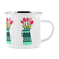IzziRainey Flowers In A Blue Jug Enamel Mug