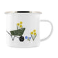 IzziRainey Off To The Garden Enamel Mug