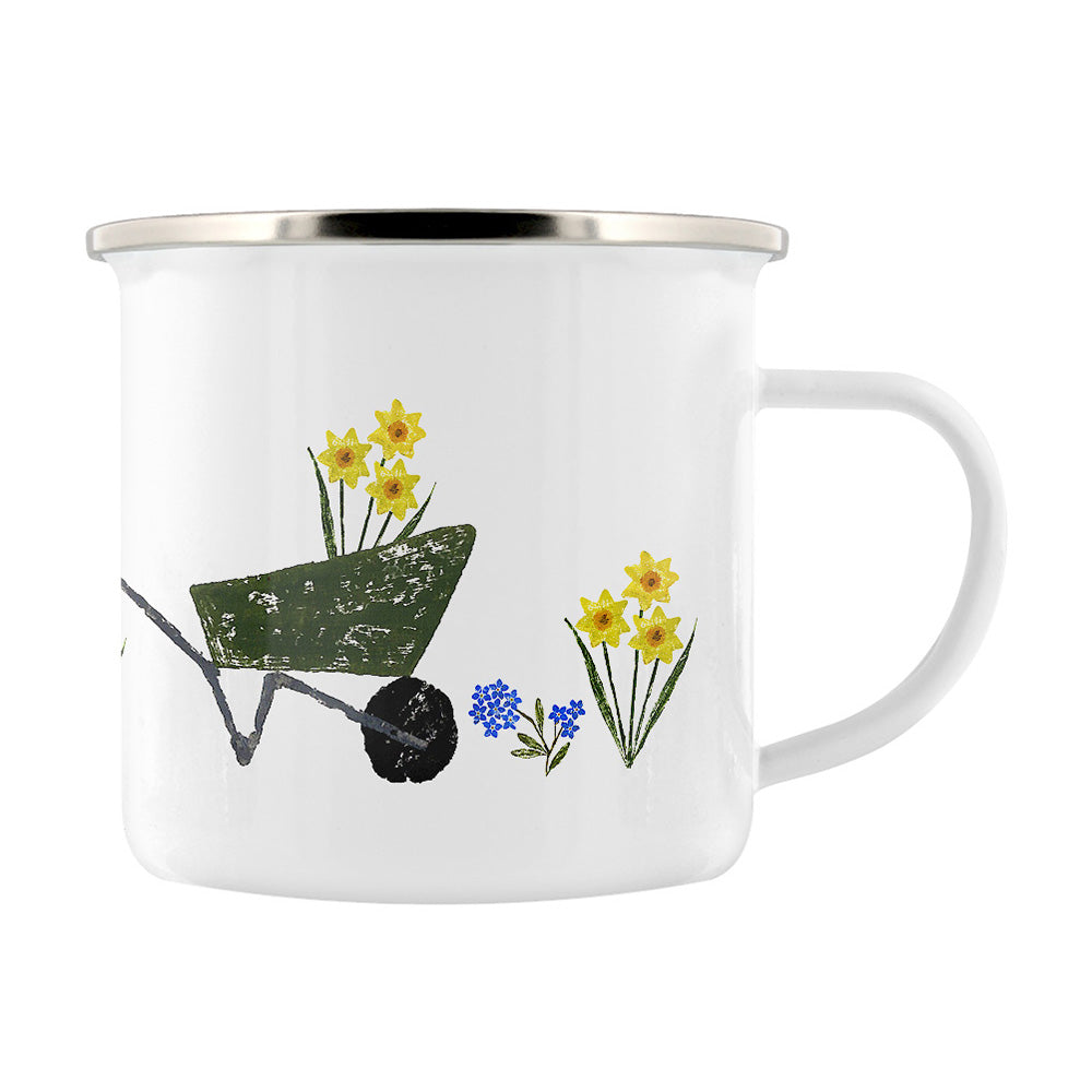 IzziRainey Off To The Garden Enamel Mug