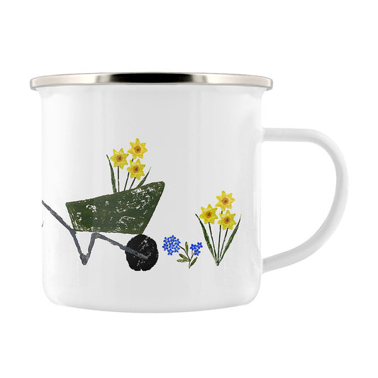 IzziRainey Off To The Garden Enamel Mug