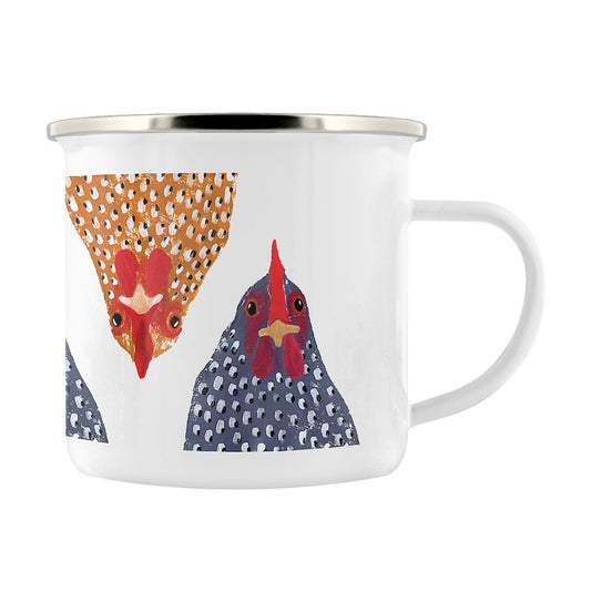 IzziRainey Cluck Cluck Enamel Mug