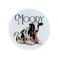 Wild Giggles Moody Cow Ceramic Coaster