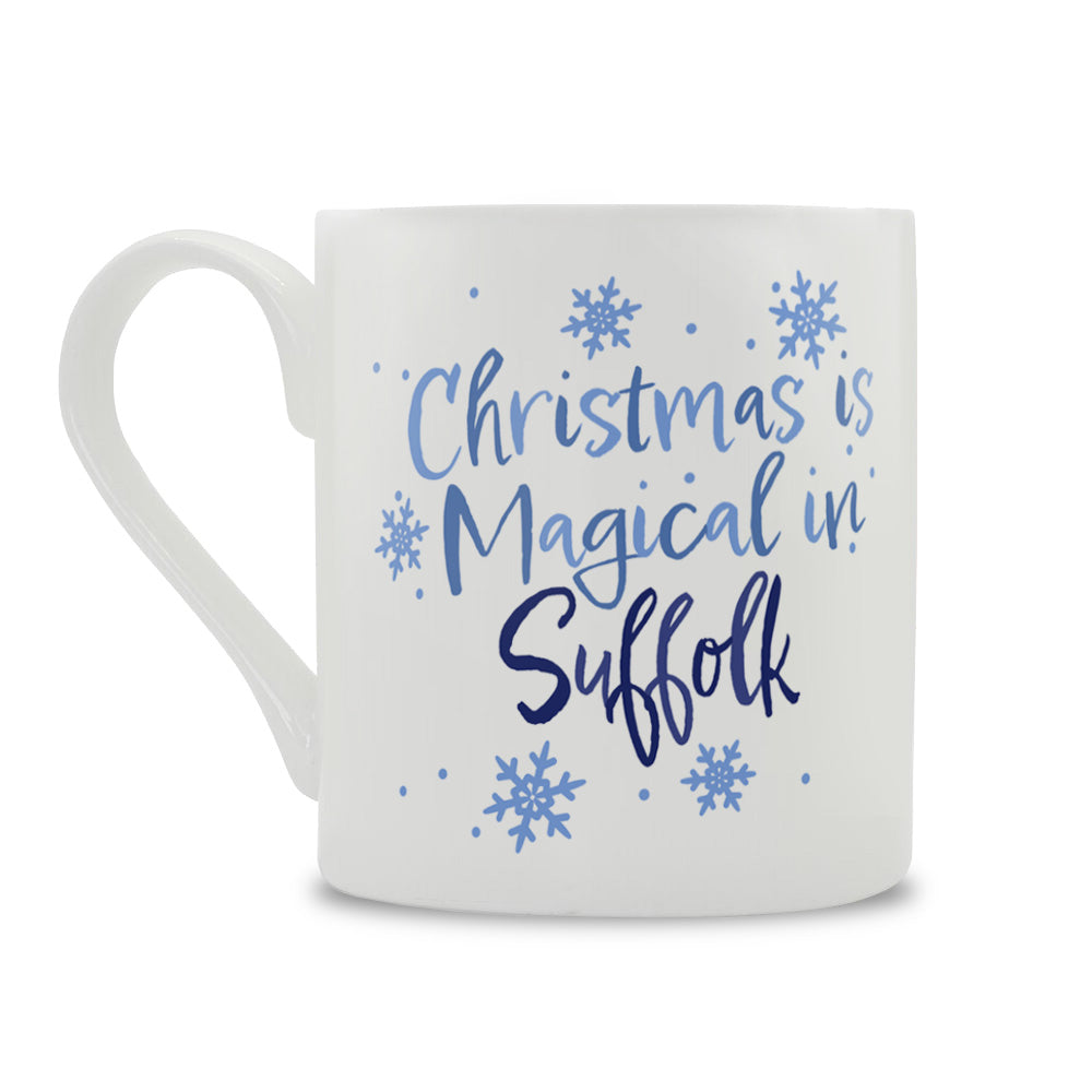 Christmas Is Magical In Suffolk Bone China Mug