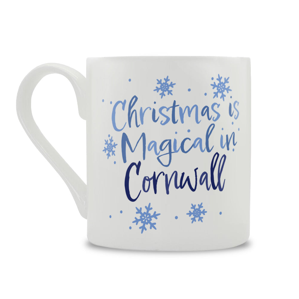 Christmas Is Magical In Cornwall Bone China Mug