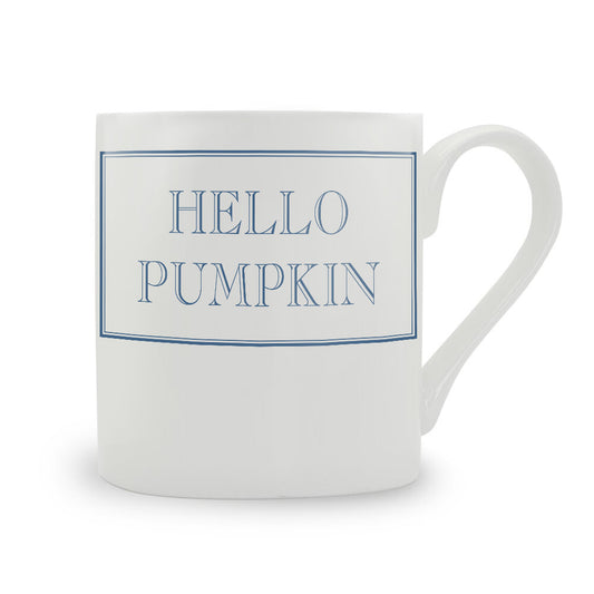 Hello Pumpkin Bone China Mug