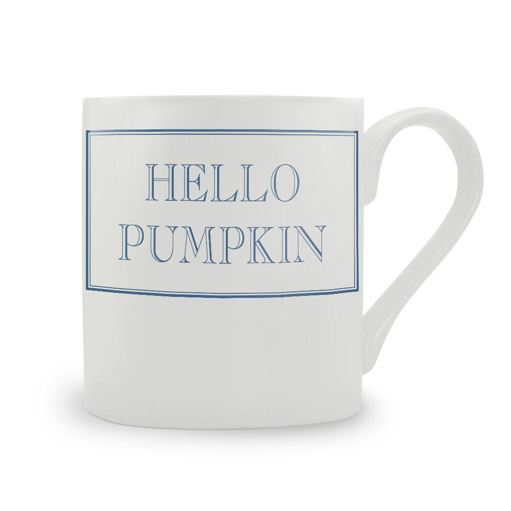Hello Pumpkin Bone China Mug