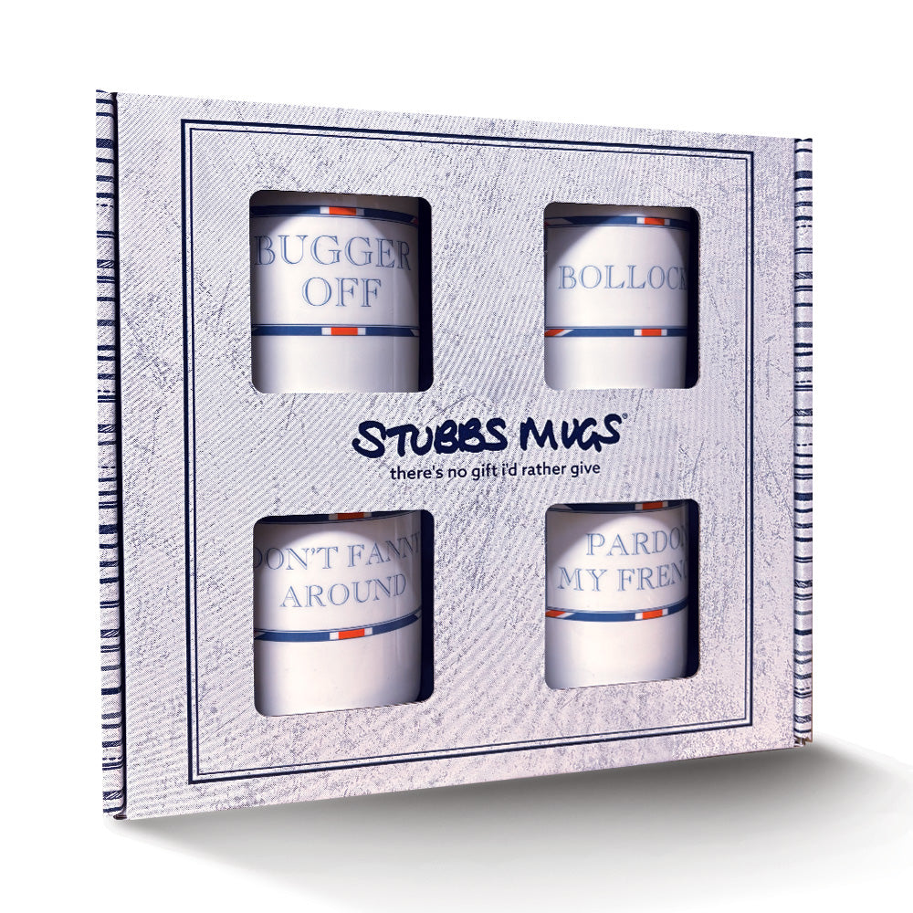 Quintessentially British Expletives Mug Gift Set
