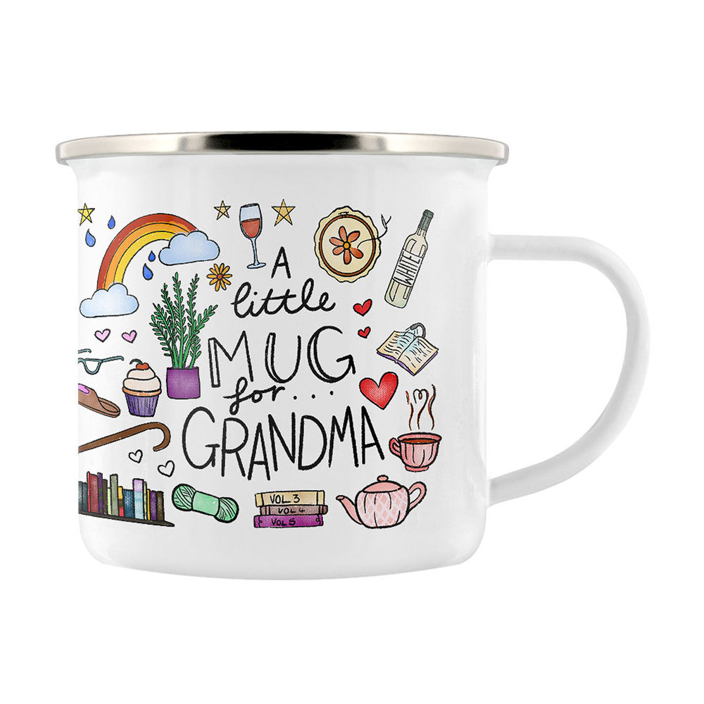 A Little Mug For Grandma Enamel Mug