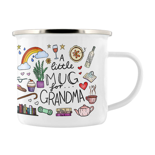 A Little Mug For Grandma Enamel Mug