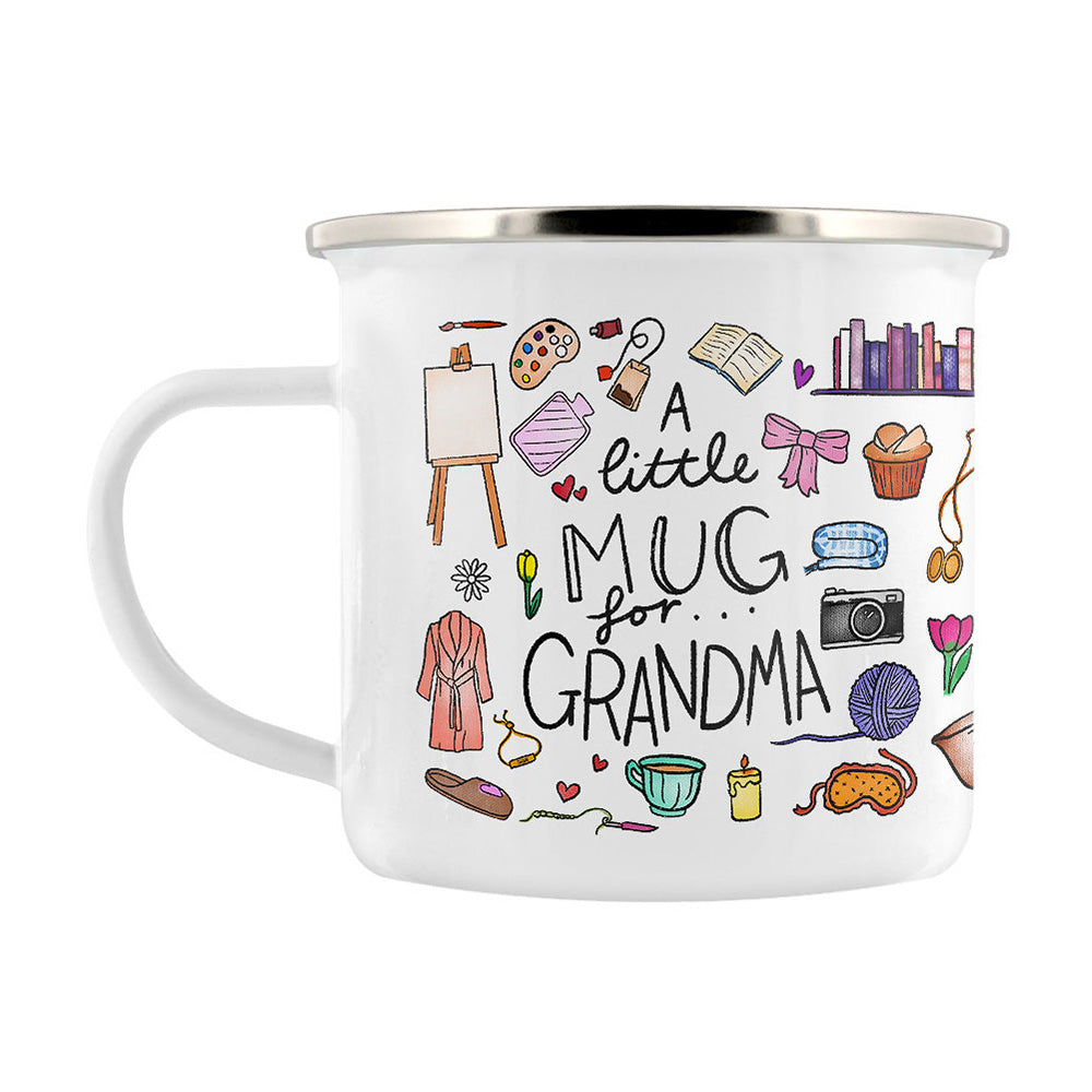 A Little Mug For Grandma Enamel Mug