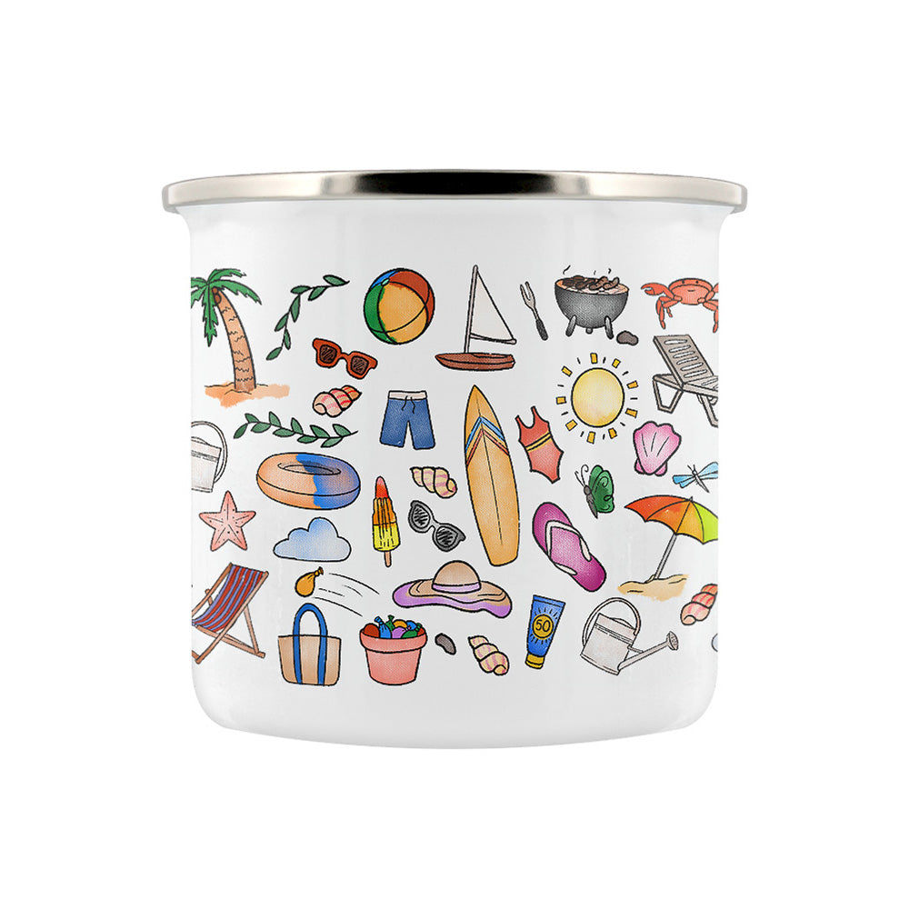 A Little Mug For Summer Enamel Mug