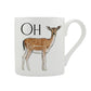Wild Giggles Oh Deer Bone China Mug