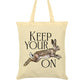 Wild Giggles Keep Your Hare On Tote Bag