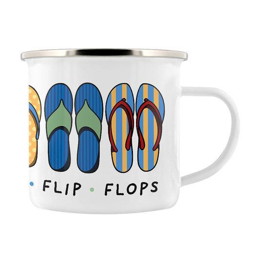 By The Seaside - Life Is Better In Flip Flops Enamel Mug