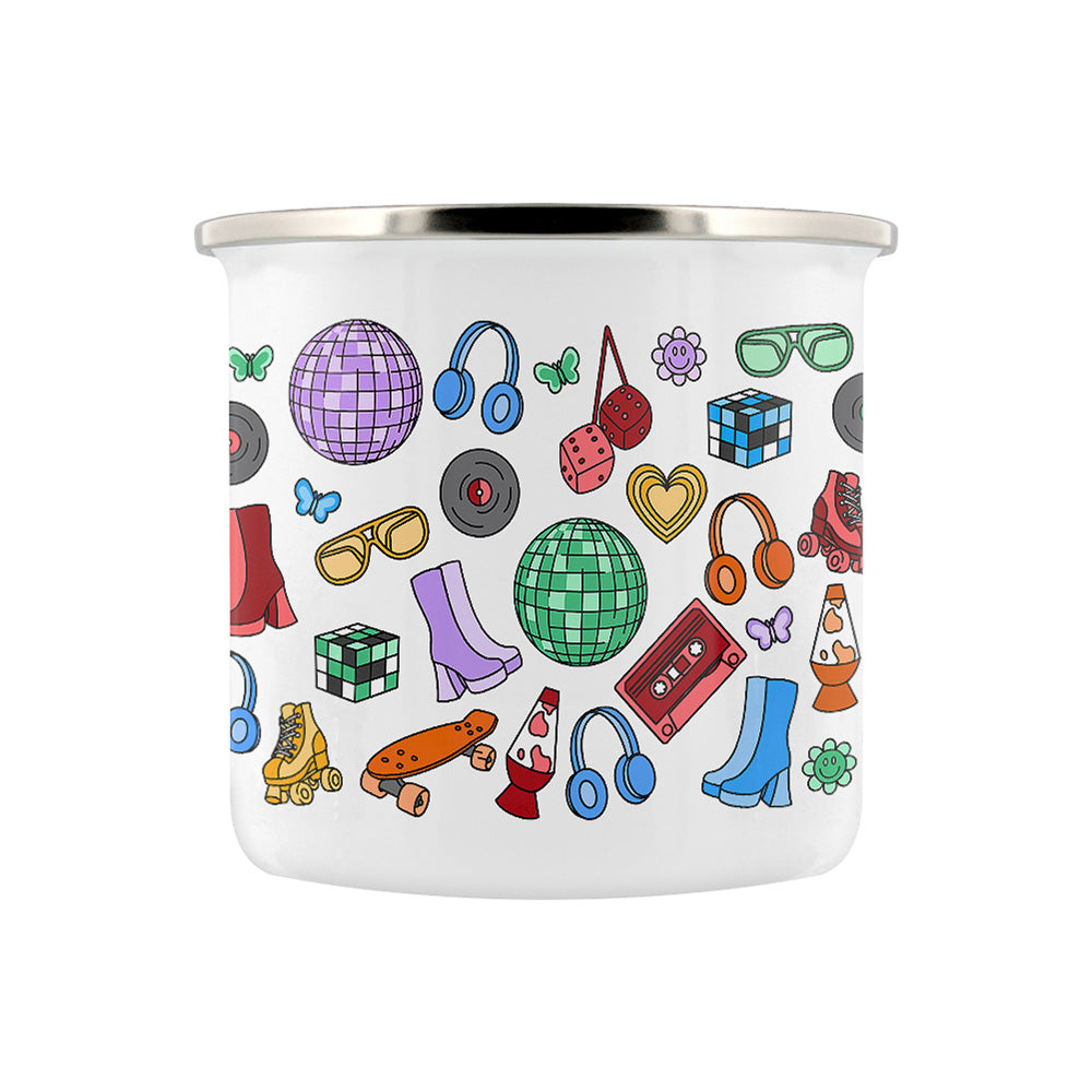 Take Me Back To The 70s Enamel Mug