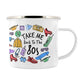 Take Me Back To The 80s Enamel Mug