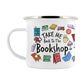 Take Me Back To The Bookshop Enamel Mug