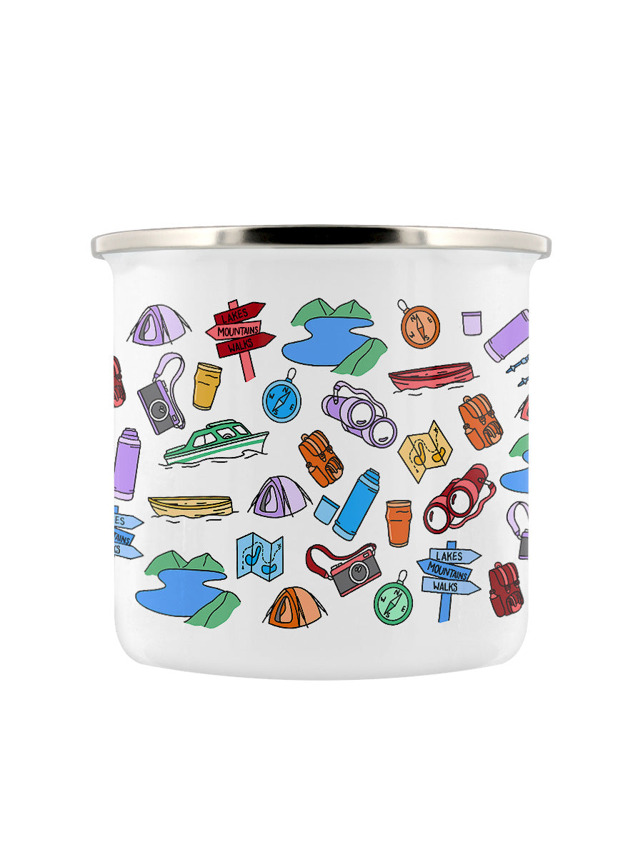 Take Me Back To The Lake District Enamel Mug