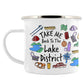 Take Me Back To The Lake District Enamel Mug
