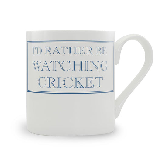 I'd Rather Be Watching Cricket Mug
