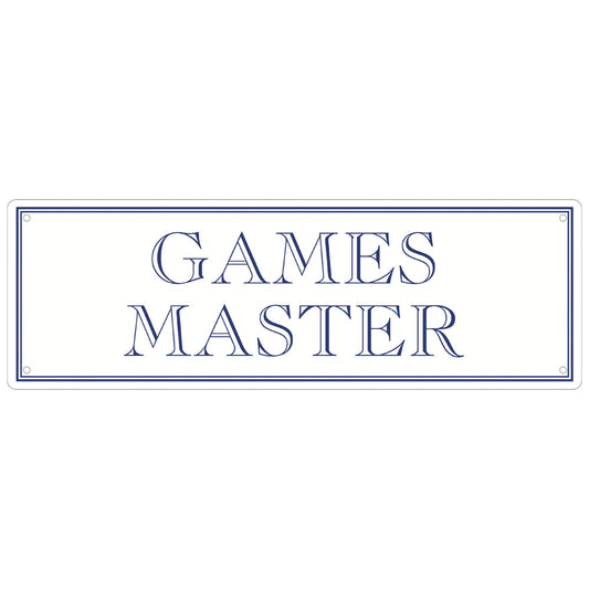 Games Master Slim Tin Sign