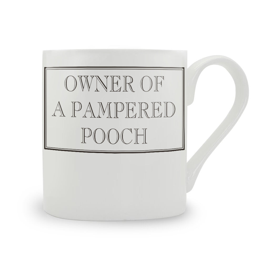 Owner Of A Pampered Pooch Mug