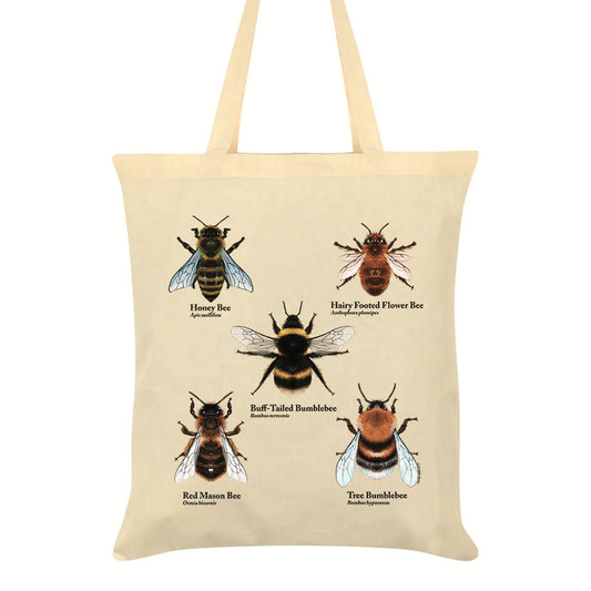 A Swarm Of Bees Natural Tote Bag