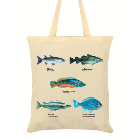 A Shoal Of Fish Cream Tote Bag