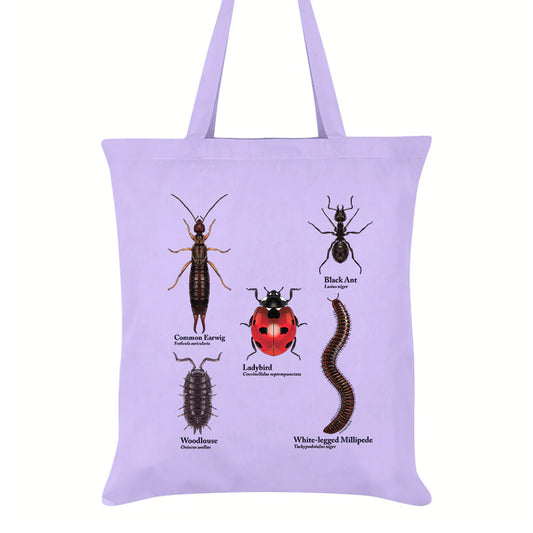 A Rabble Of Insects Lilac Tote Bag