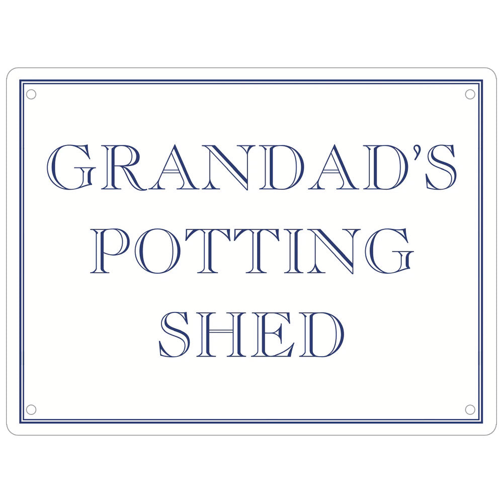 Grandad’s Potting Shed Mini Tin Sign