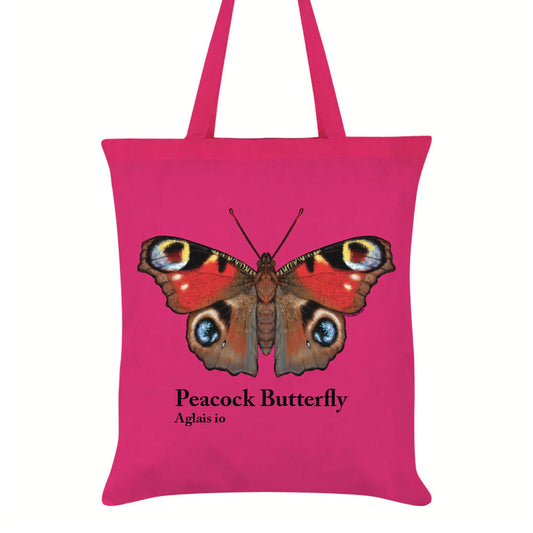 Nature's Delights - Peacock Butterfly Tote Bag