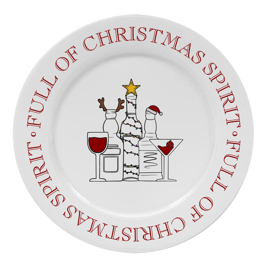 Full of Christmas Spirit Plate