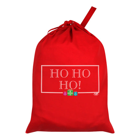 Ho Ho Ho Red Santa Sack