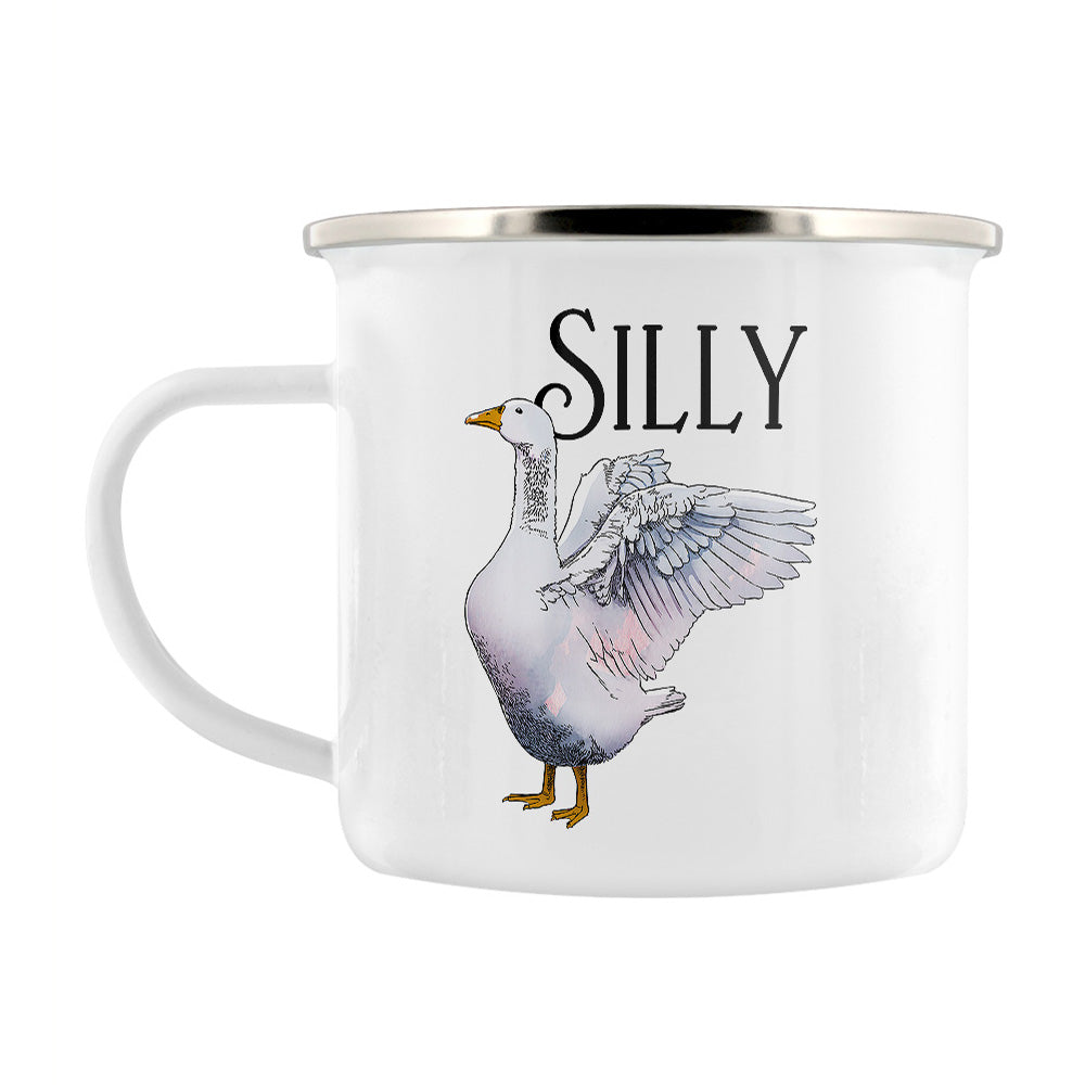 Wild Giggles Silly Goose Enamel Mug