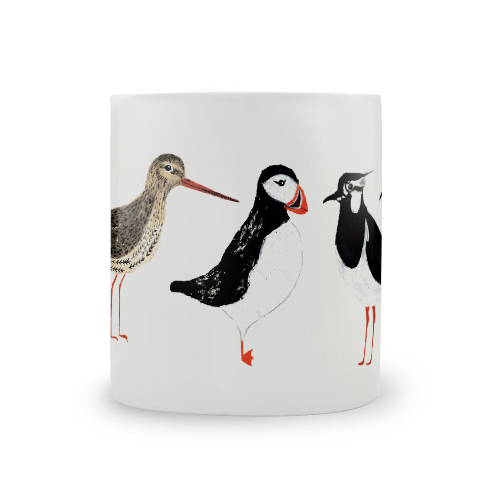 IzziRainey Coastal Birds Large Bone China Mug -350ml