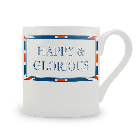 Terribly British Happy & Glorious Mug