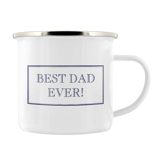 Best Dad Ever Enamel Mug