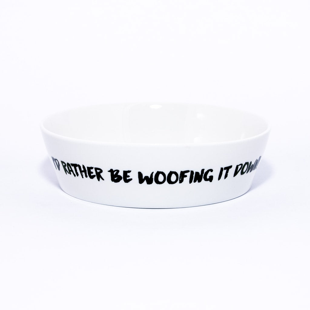 I'd Rather Be Woofing it Down! Dog Bowl