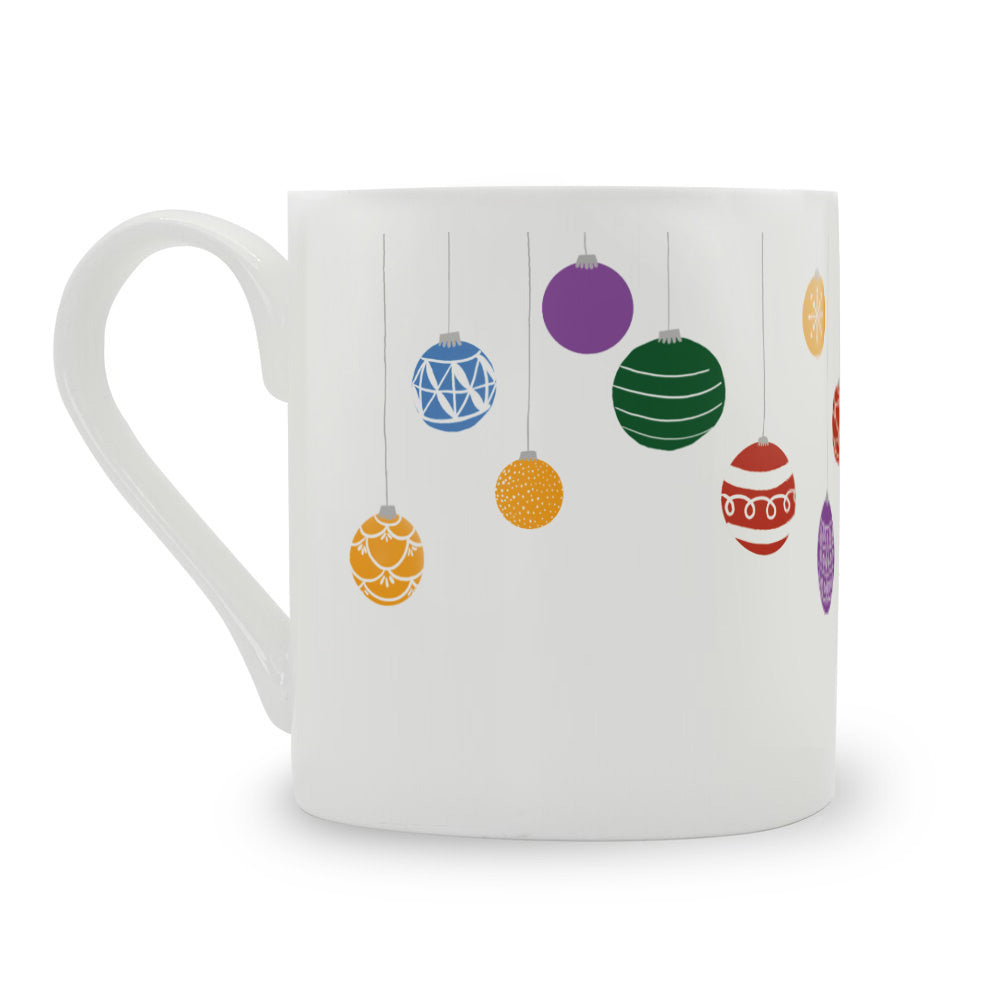 Baubles Bone China Mug