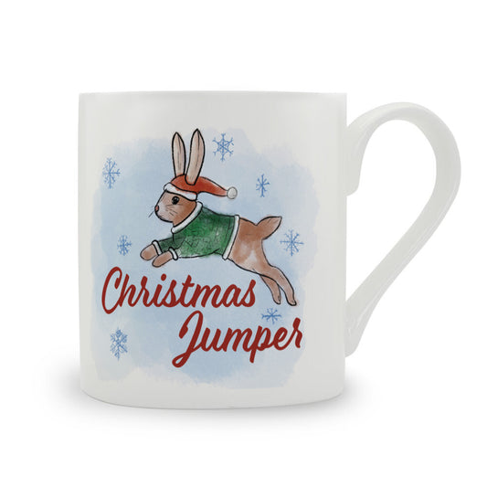 Christmas Jumper Large Bone China Mug - 350ml