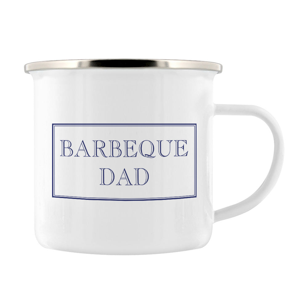 Barbeque Dad Enamel Mug