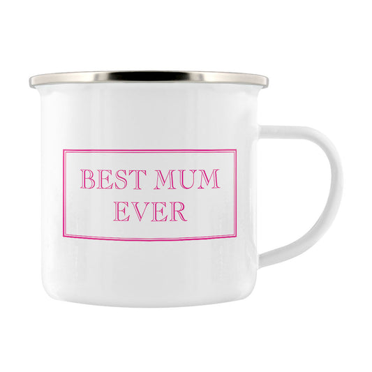 Best Mum Ever Enamel Mug