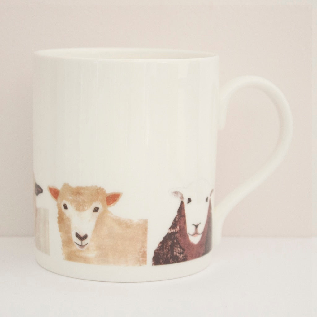 IzziRainey Native Sheep Single Large Bone China Mug -350ml