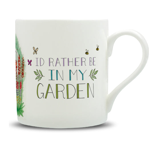 Greenhouse Watercolour Bone China Mug